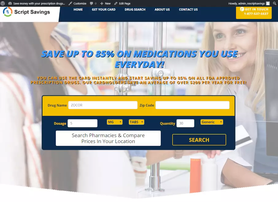 RX Script-Savings - Drug Discount Network